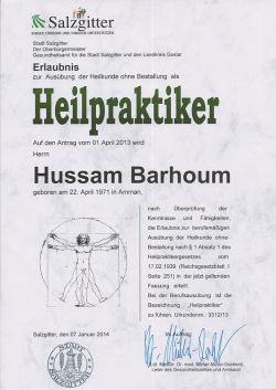 Berufsurkunde